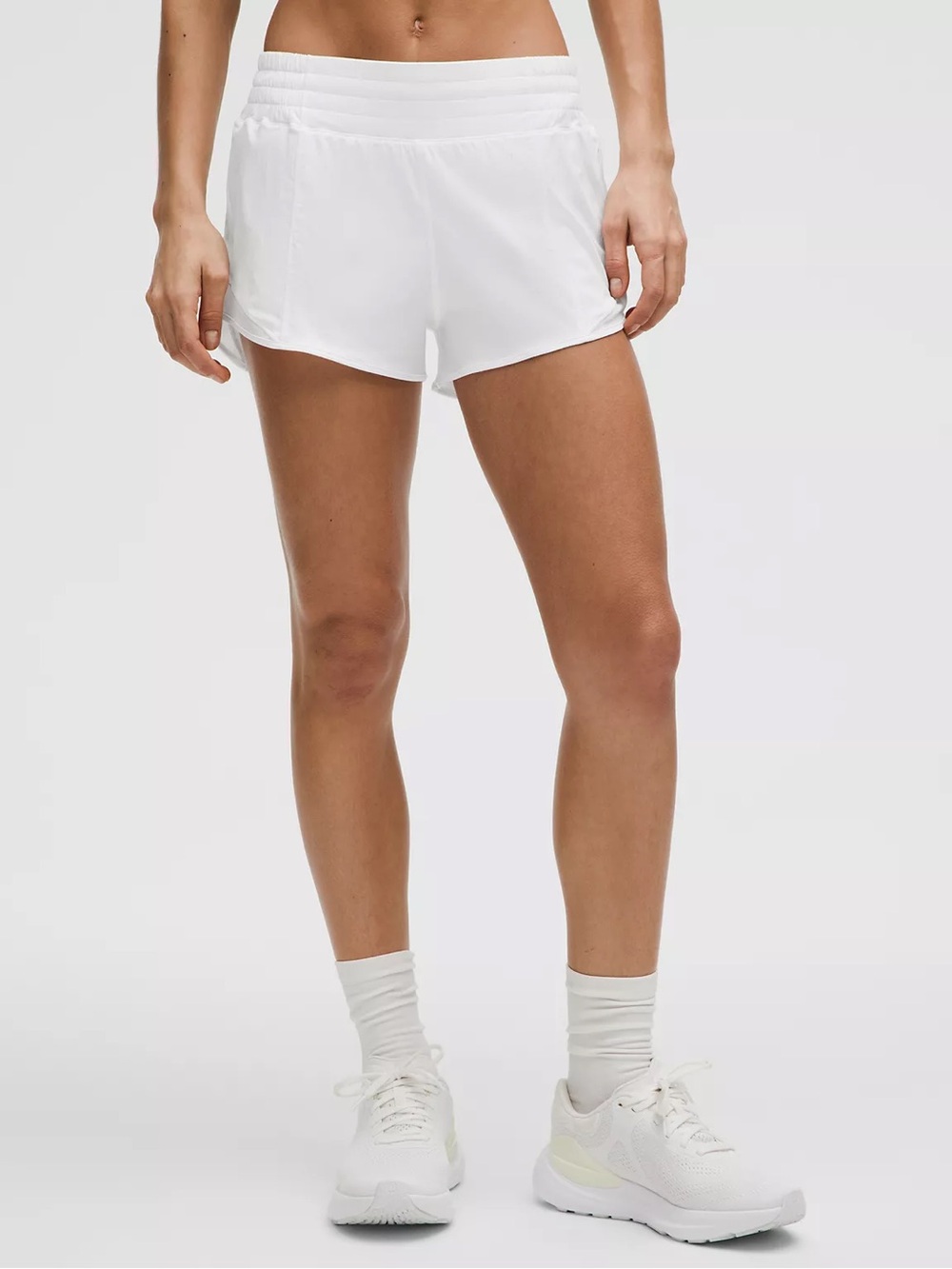 lululemon athletica White High rise 2.5 Hotty Hots
